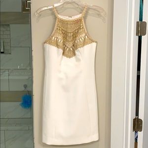 White Halter dress